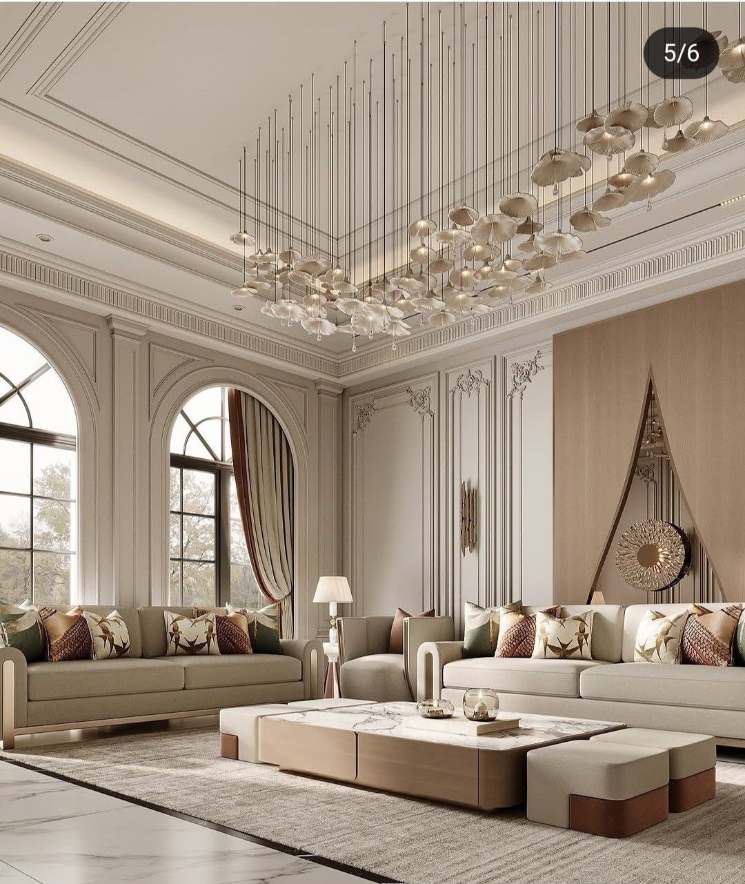 Phòng khách cổ điển - PKCD 04