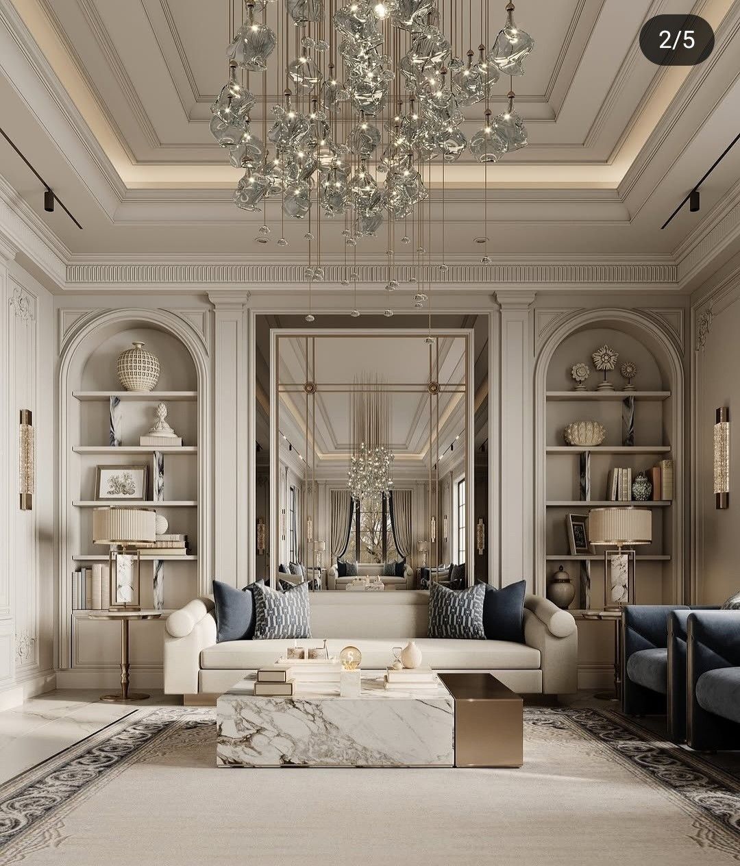 Phòng khách cổ điển - PKCD 06