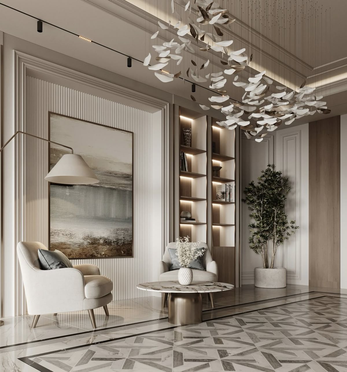 Phòng khách cổ điển - PKCD 09